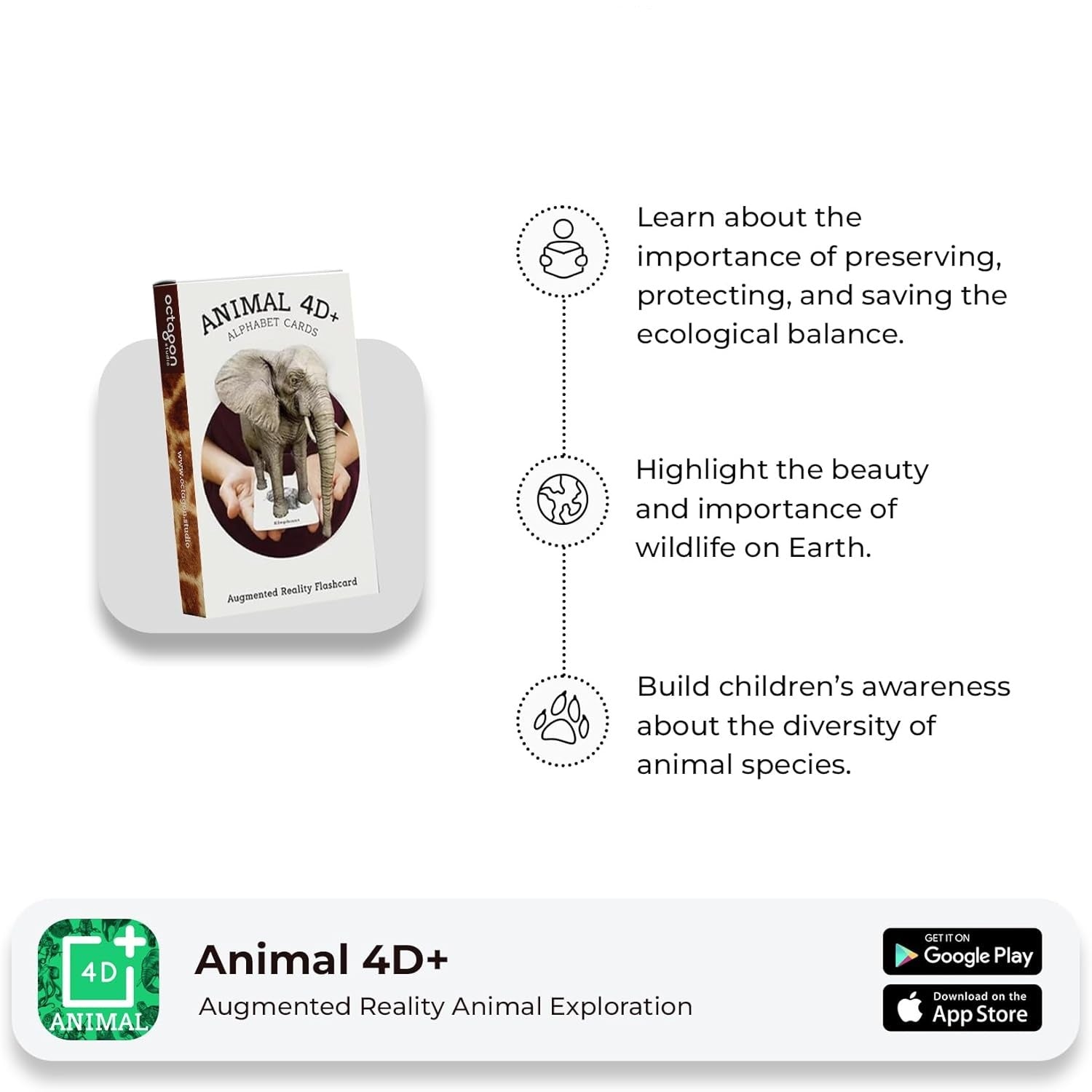 🦁 Animals 4D+ — التعلم عمرو ما كان ممتع هكذا!
