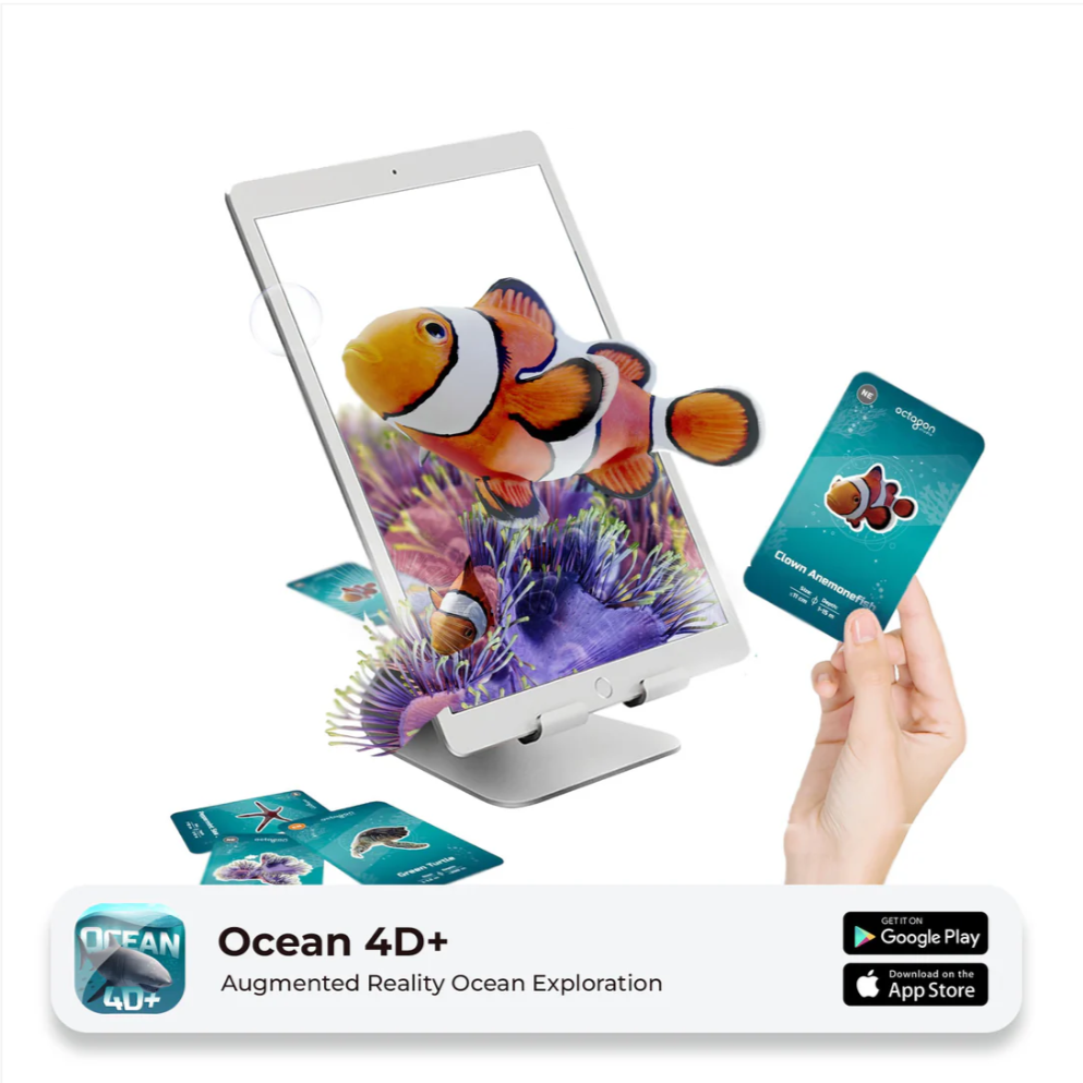 🌊 Ocean 4D+ — ¡Sumérgete en el océano y conoce sus criaturas!